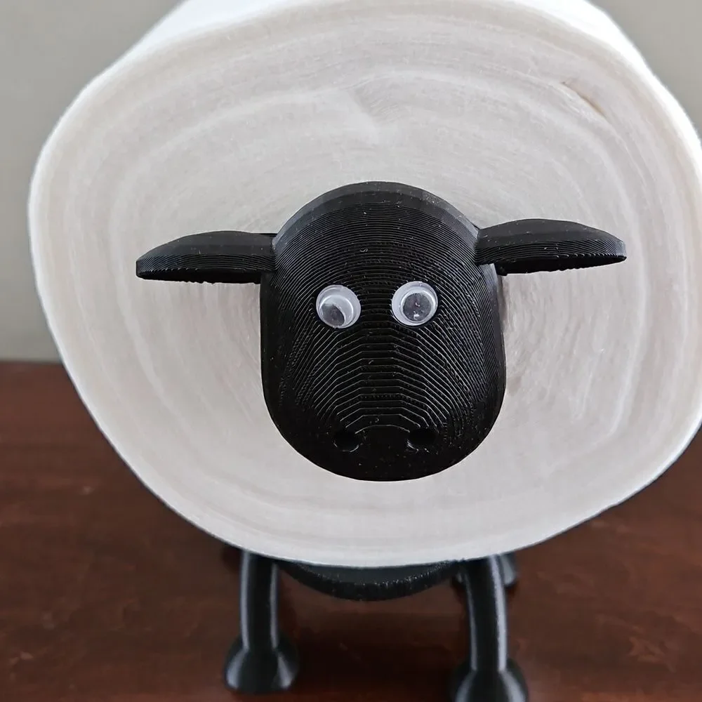 NWOT Back Sheep Toilet Paper Holder